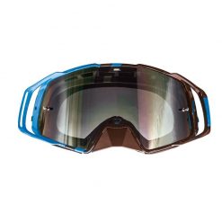 Maschere Maschera Off Road Mt Helmets Mx-evo Stripes Blu