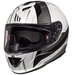 Fibra Mt Helmets Rapide Duel D7 Bianco Argento