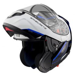 Policarbonato Casco Modulare Mt Helmets Atom Sv Opened B7 Blu
