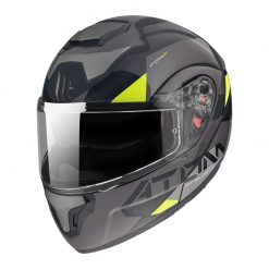 Policarbonato Casco Modulare Mt Helmets Atom Sv W17 B2 Grigio