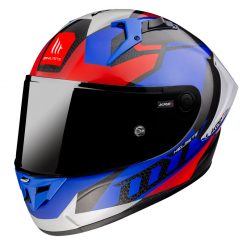 Fibra Mt Helmets Kre Plus Carbon Projectile D7 Blu