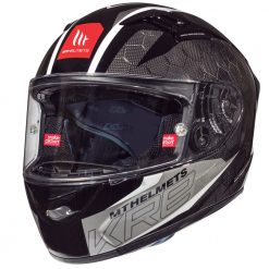 Fibra Mt Helmets Kre Snake Carbon 2.0 A0 Bianco