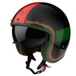 Custom Casco Mt Helmets Le Mans 2 Sv Tant C5 Rosso Opaco