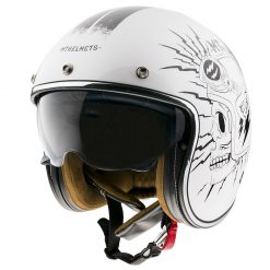 Custom Casco Mt Helmets Le Mans 2 Sv Diler B0 Bianco