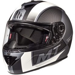 Fibra Mt Helmets Rapide Overtake B6 Bianco Opaco