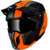 Mentoniera Removibile Mt Helmets Streetfighter Sv Twin C4 Arancio Fluo
