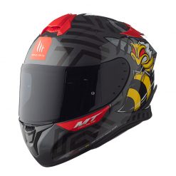 Policarbonato Casco Mt Helmets Targo Bee B5 Rosso Lucido