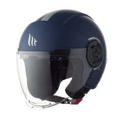 Policarbonato Casco Mt Helmets Viale Sv Solid A7 Blu Opaco